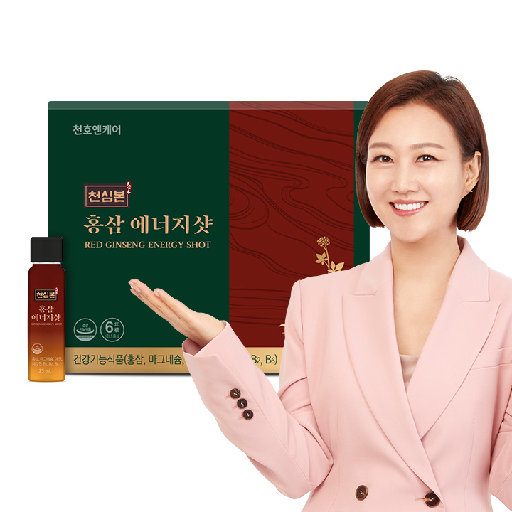 [천호엔케어] 천심본 홍삼에너지샷 25ml X 30병