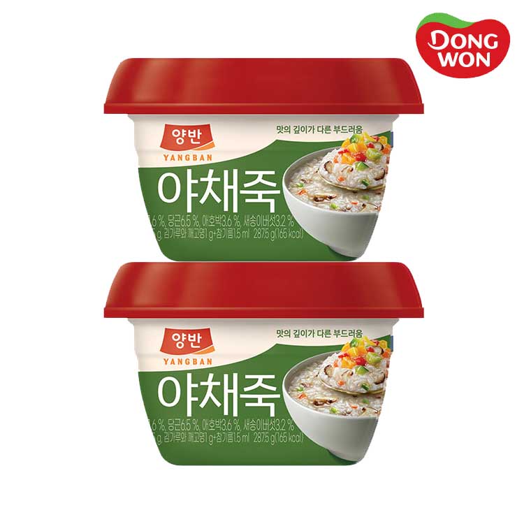 [동원] 양반 야채죽 287.5g x 12개