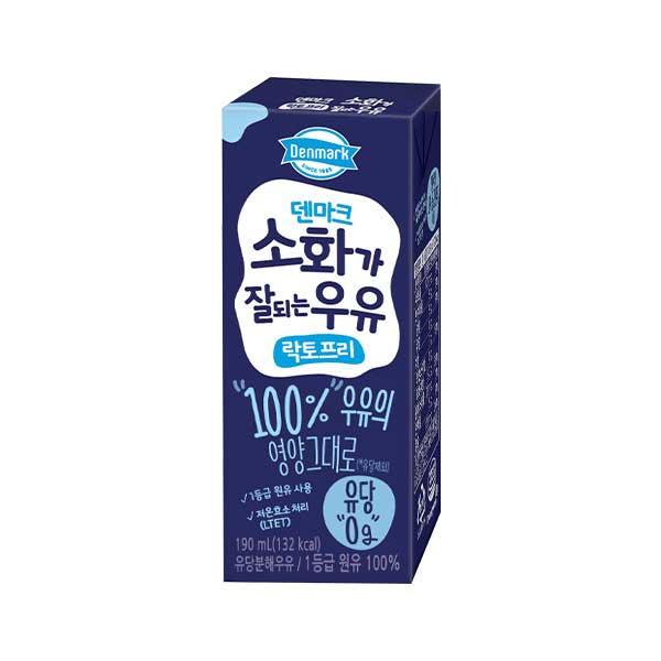 [동원] 덴마크 소화가 잘되는 우유 190ml x 24입