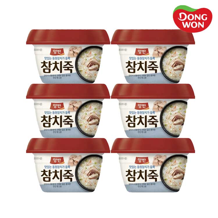 [동원] 양반 용기 참치죽 287.5g x 6개