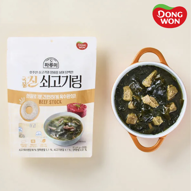 [동원] 하루미 국물의 신 쇠고기링 80g x 3봉