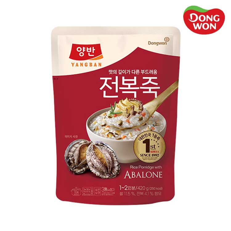 [동원] 양반 전복죽 420g (파우치) x 6개