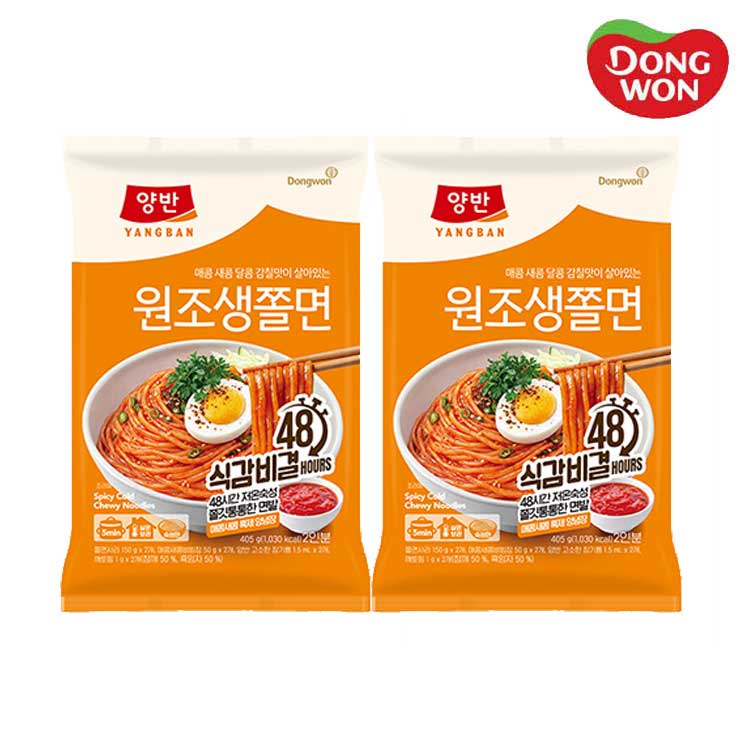 [동원] 양반 원조생쫄면 (2인분) 405g x 4개