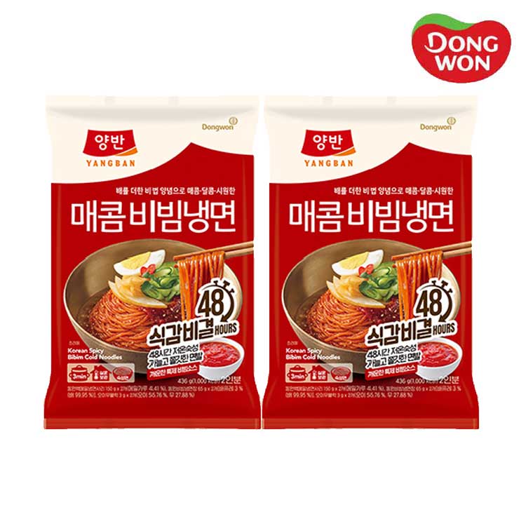 [동원] 양반 매콤비빔냉면 436g x 4개