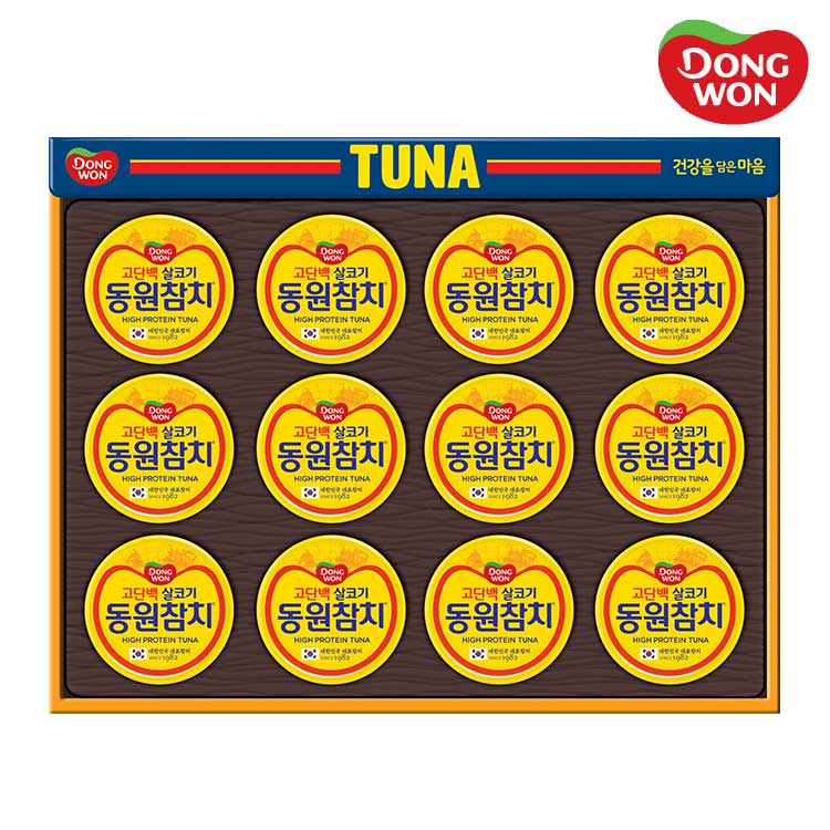 [동원선물세트] 동원참치 T12호 (라이트스탠다드 135g 12캔)
