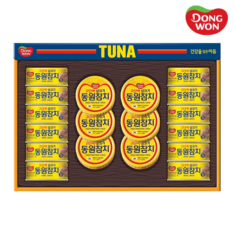 [동원선물세트] 동원참치 O-18호 (라이트스탠다드 85g 18캔)