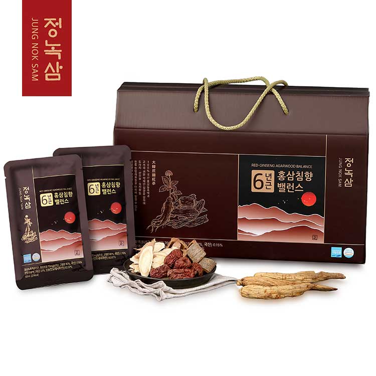 [정녹삼] 6년근 홍삼침향 밸런스 (50ml X 30포)