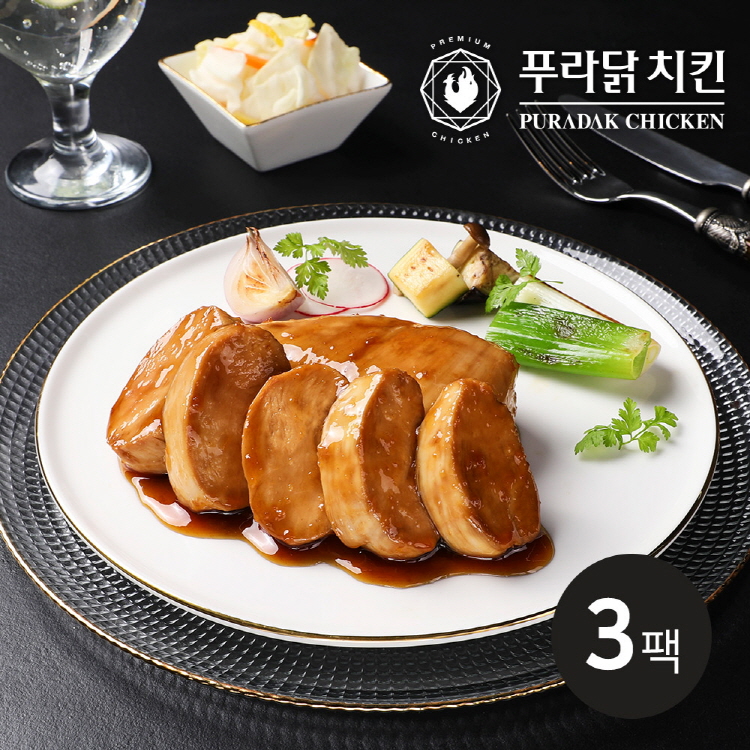 [푸라닭] 소스통 닭가슴살 파불로 100g 3팩