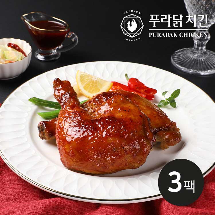 [푸라닭] 통닭다리구이 매콤악마 250g 3팩