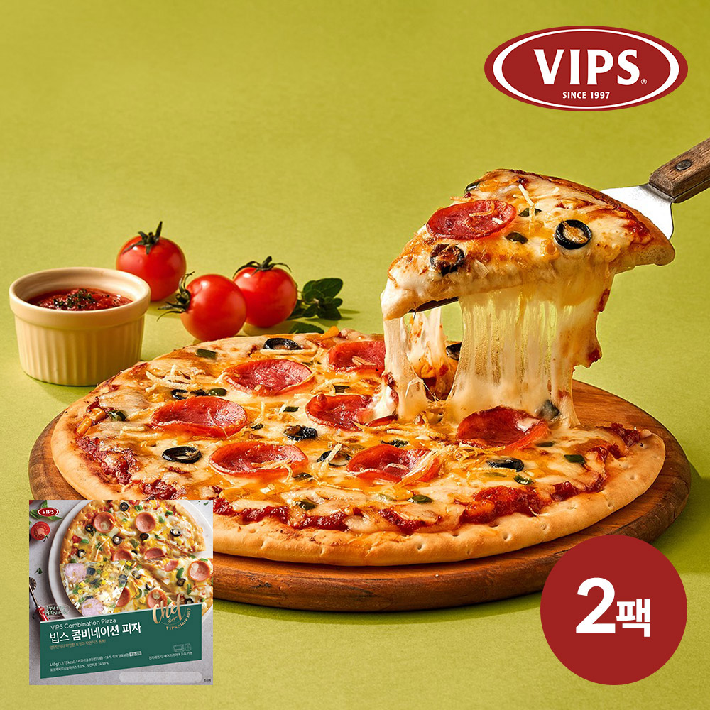 [빕스] 콤비네이션피자 440g 2팩
