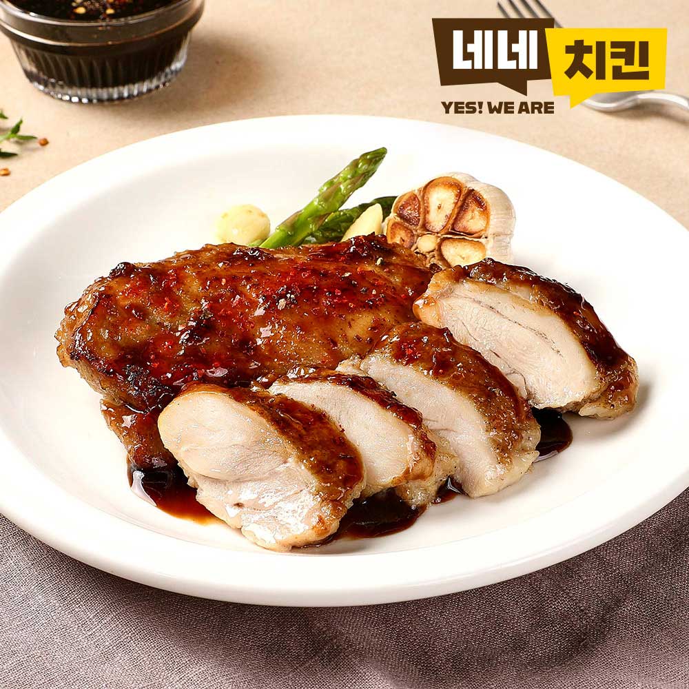 [네네치킨] 순살닭다리 매콤찜닭맛 5팩