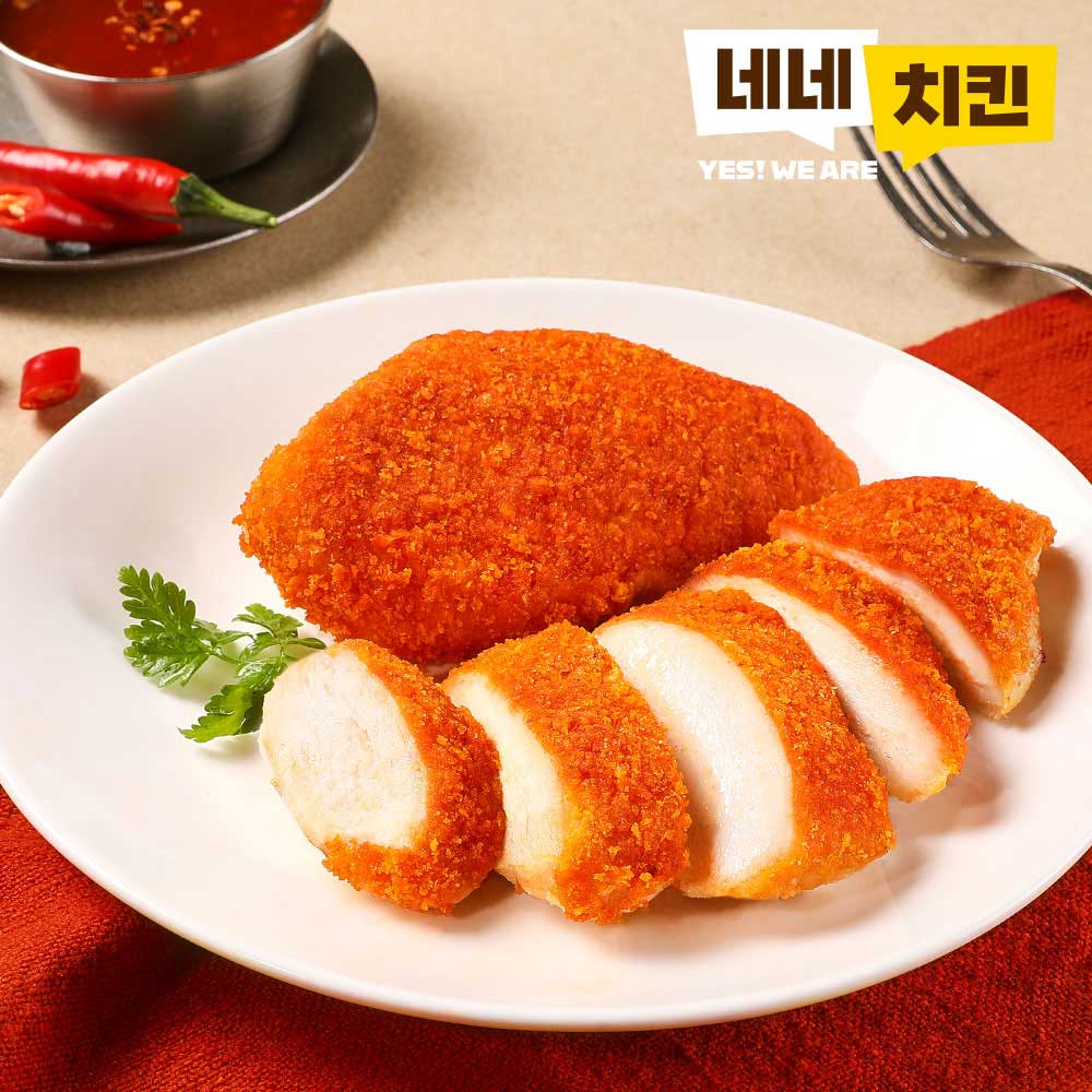 [네네치킨] 크런치 닭가슴살 매콤칠리맛 5팩
