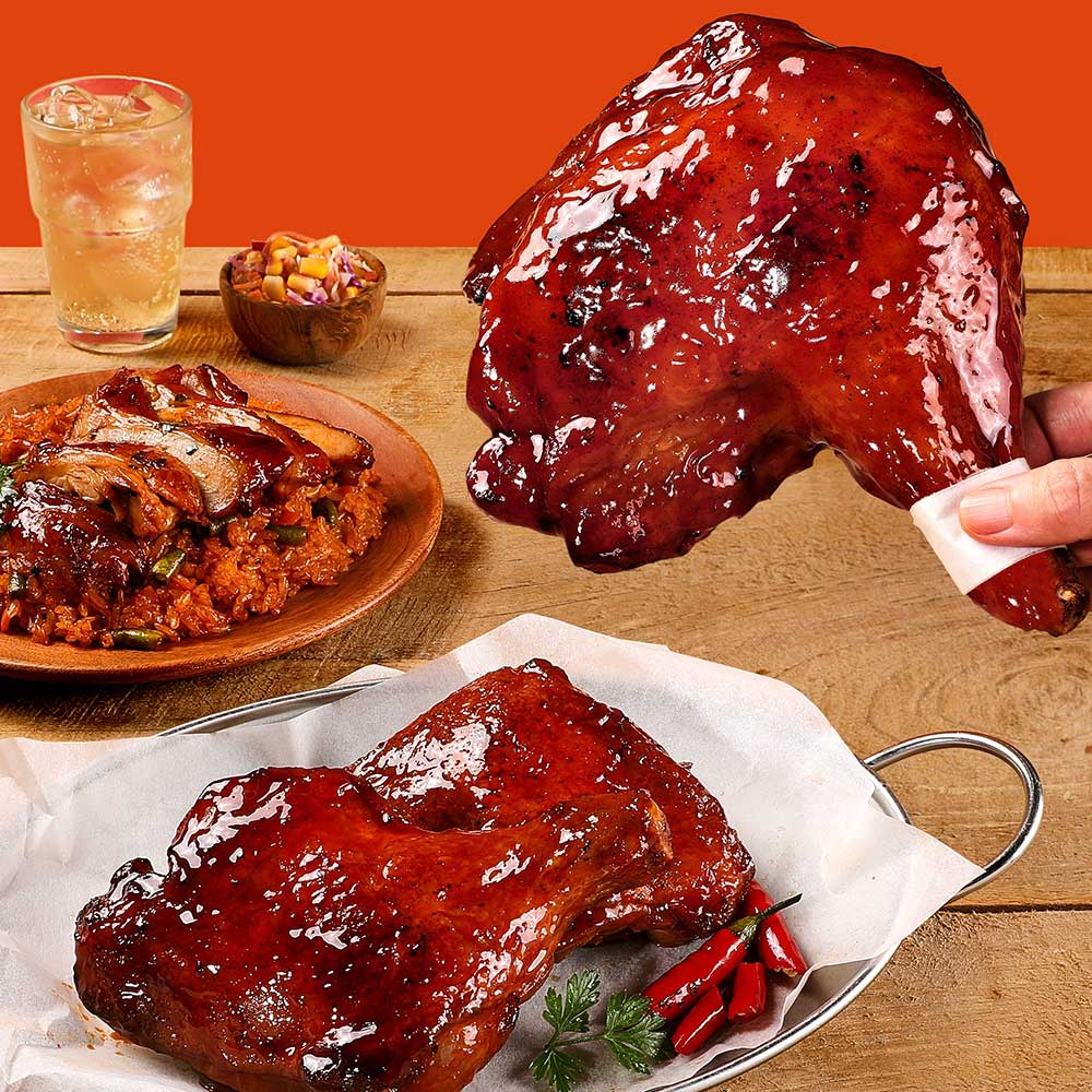 [오빠닭] 오븐바베큐 통다리 매콤양념맛 5팩