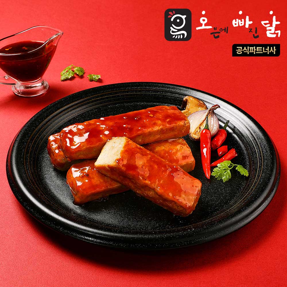 [오빠닭] 고단백 스틱 닭가슴살 매콤바베큐맛 5팩