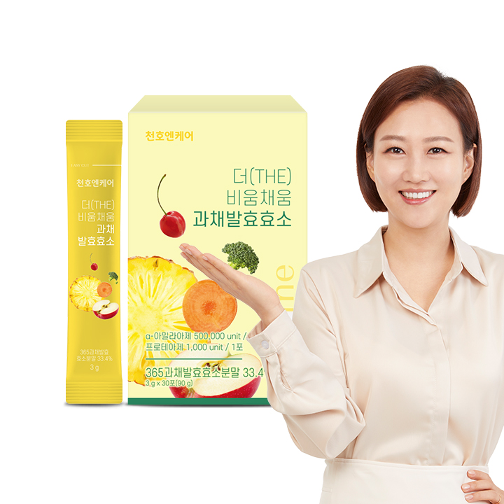 [천호엔케어] 더비움채움 과채발효효소 3g * 30포