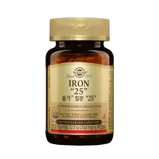 [솔가] 철분제25 90캡슐 (250mgx90캡슐)
