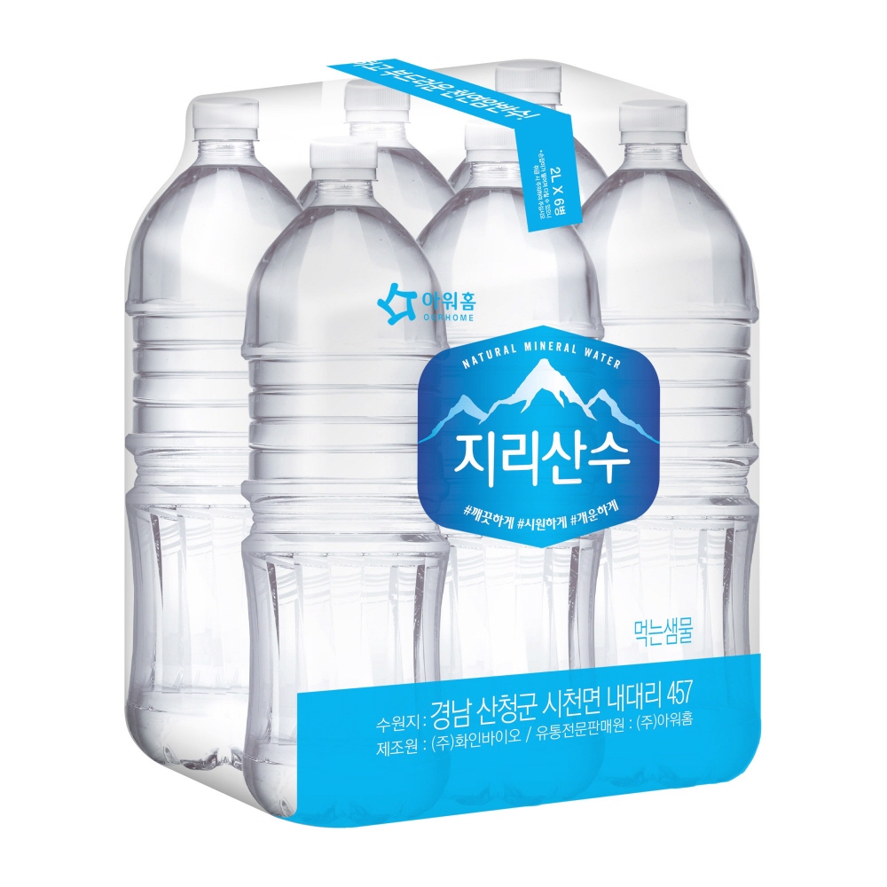 [아워홈] 지리산수 블루 무라벨 2Lx12개