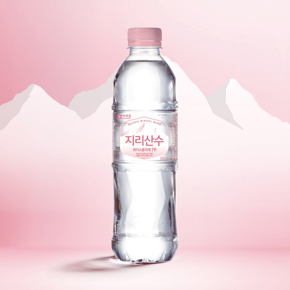 [아워홈] 지리산 핑크 에디션 생수 500ml (40병/60병/80병)