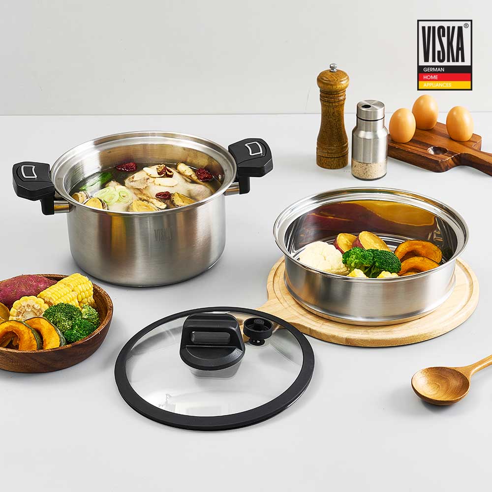 [비스카] 마이키친 저압냄비 7L (찜기포함) 